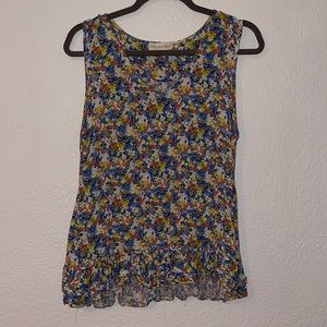 Floral Cynthia Rowley Top, Size Medium